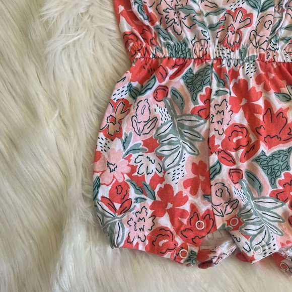 Carter’s Baby Girl Floral Romper SZ 12 Months 🌸 - Picture 3 of 6